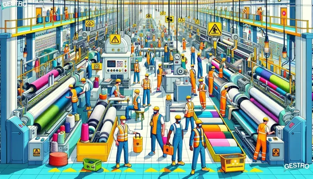 Segurança do trabalho na indústria têxtil